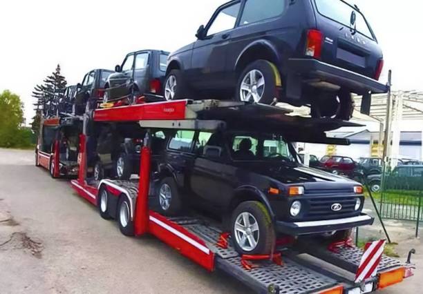 A batch of new Lada Niva was brought to Germany